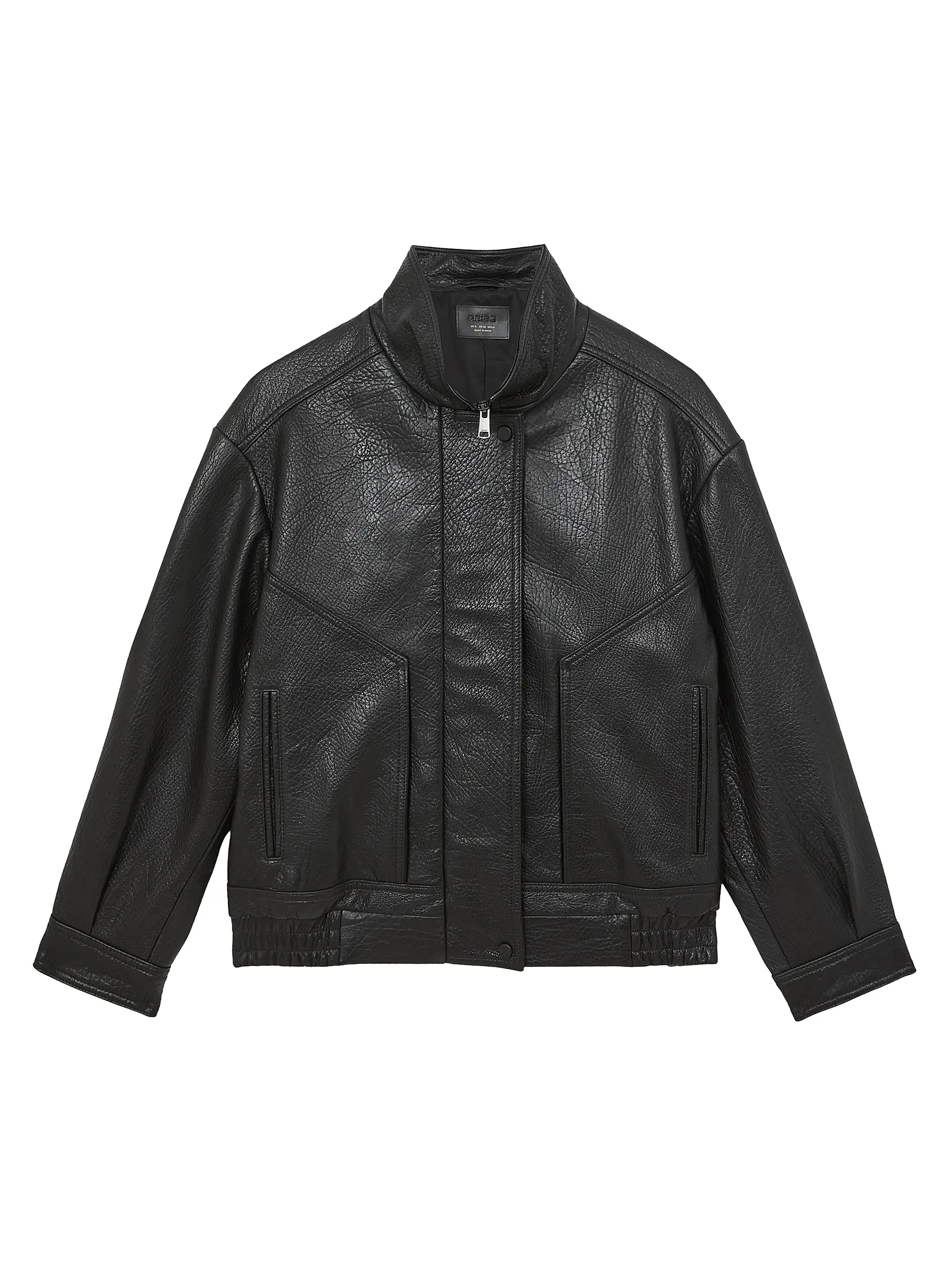 Kiara Grained Leather Jacket | Saks Fifth Avenue