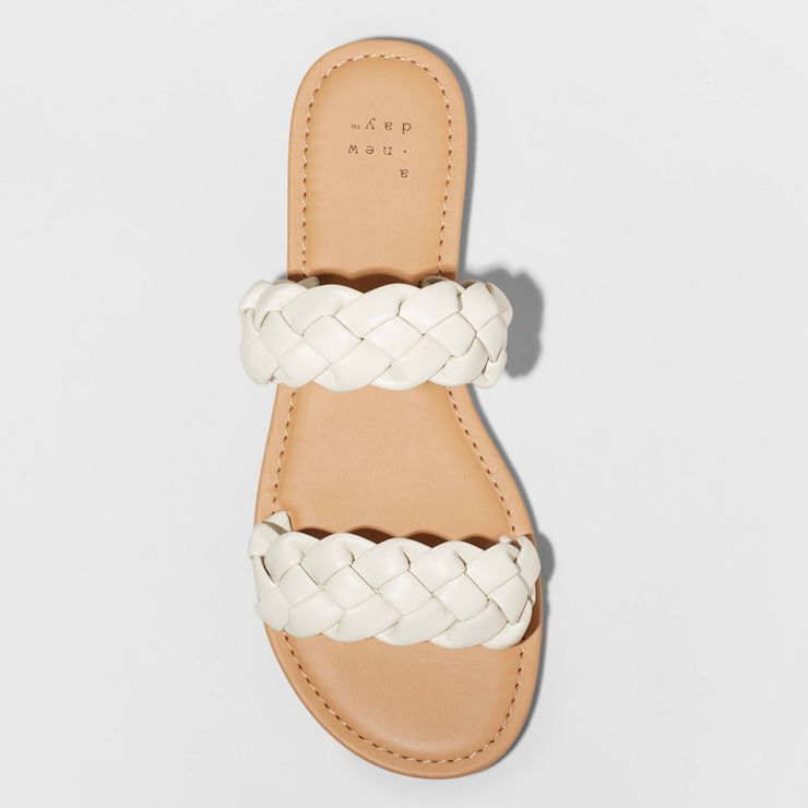 Women's Lucy Braided Slide Sandals - A New Day™ | Target