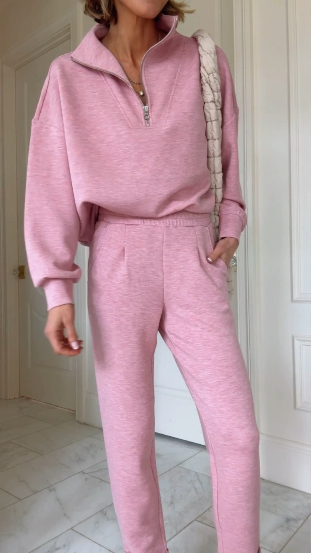 The cutest and softest matching sets for spring from @Varley 

I'm 5'7 wearing size xs in bottoms and small in tops which fit tts 

#LTKootd #LTKfitnessgoals