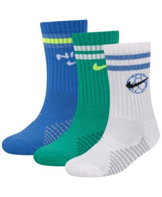 Boys' 4-7 Goal Mode Crew Socks, 3-Pack | Macy's