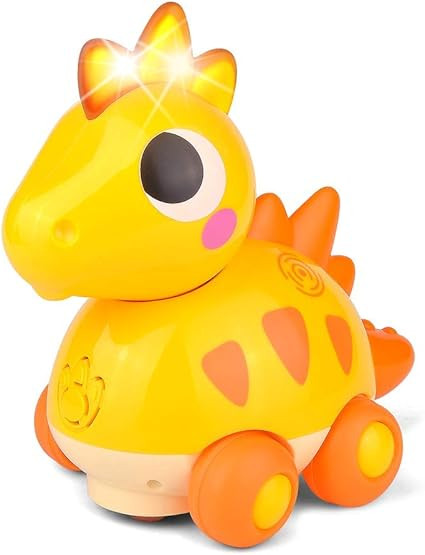 Baby Musical Toys 6 to 12 Months Touch & Go, Dinosaur Crawling Toys for 1 Year Old Boys Girls, In... | Amazon (US)