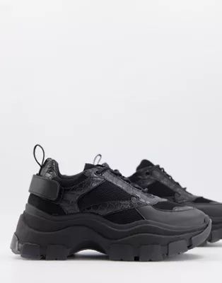 RAID Malibu chunky sneakers in black | ASOS | ASOS (Global)