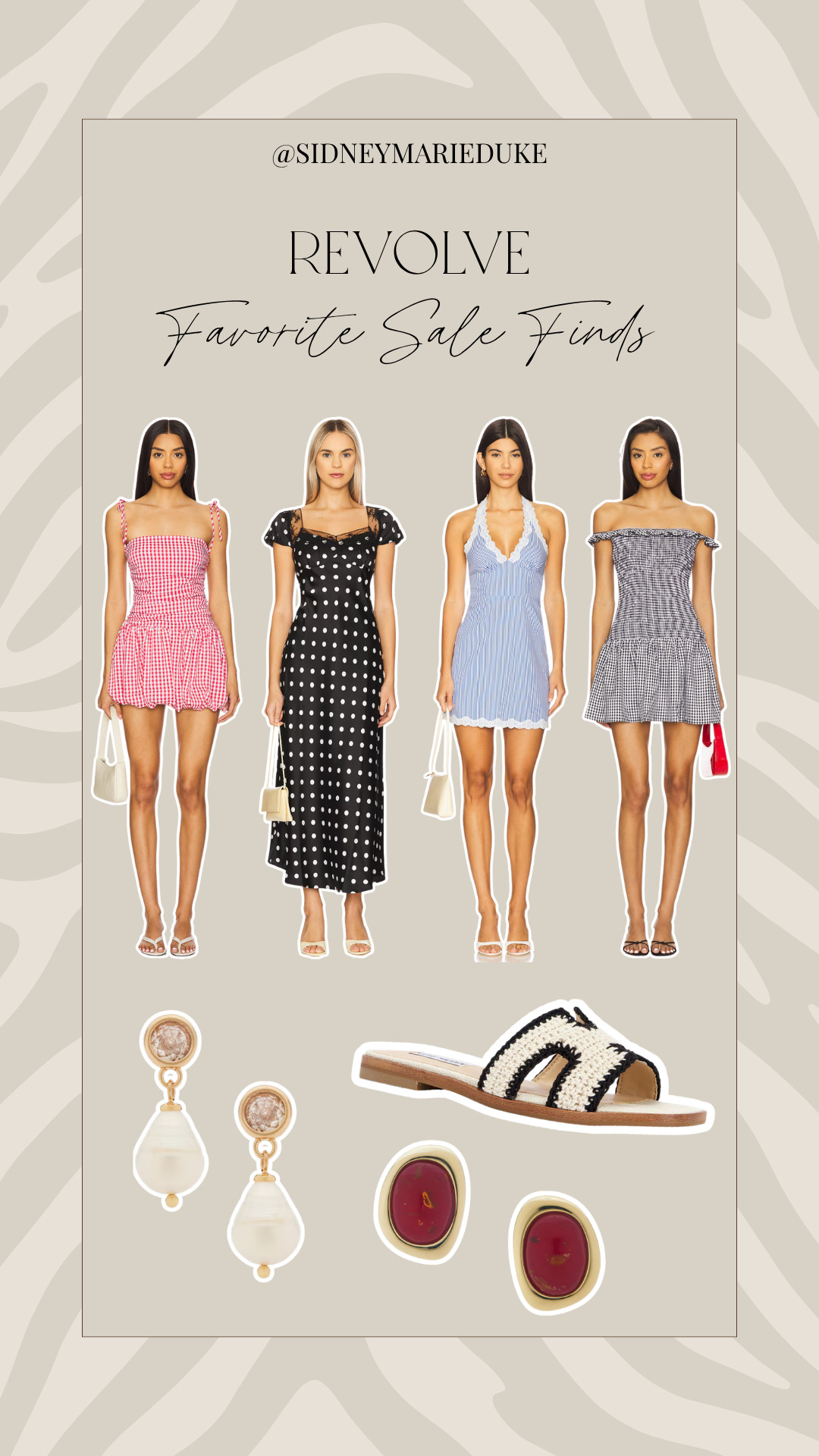 Revolve has up to 80% off right now!! Here are some of my favorites from the sale🥰



Summer outfits, summer dresses, sale alert, mini dress, maxi dress, earrings, slides, crochet, jewelry, good deals, sidneymarieduke 

 #LTKootd #LTKSeasonal #LTKSaleAlert