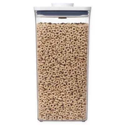 OXO Good Grips® Square Tall 6 Qt. Food Storage POP Container in White | Bed Bath & Beyond