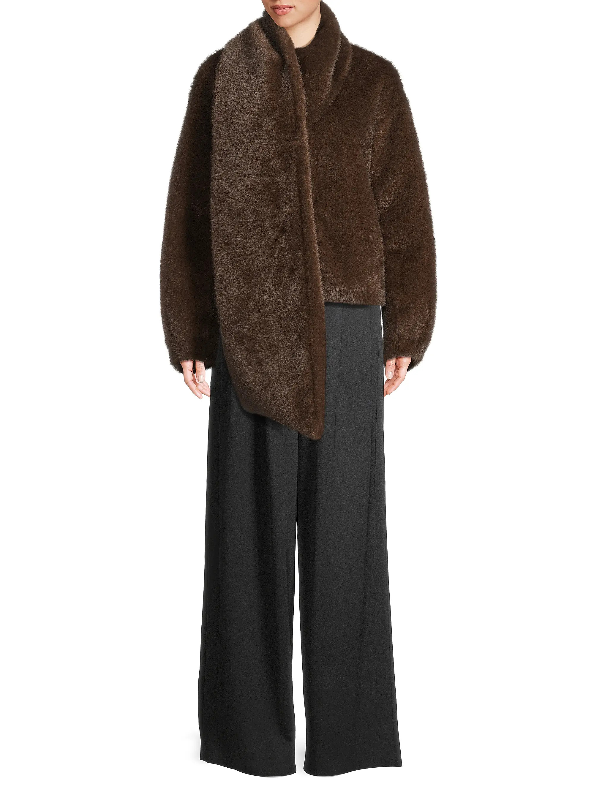 Adria Wrapped Scarf Jacket | Saks Fifth Avenue