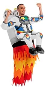 Spooktacular Creations Unisex Kids Inflatable Halloween Costume Jet Pack Inflatable Costume with ... | Amazon (US)