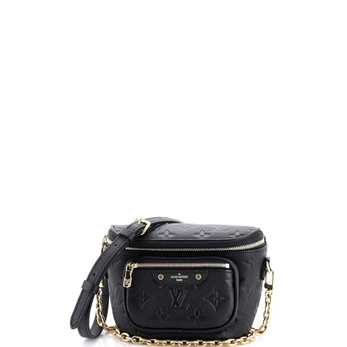 Louis Vuitton, Pre-Loved Bum Bag Monogram Empreinte Leather Mini, Black | Amazon (US)