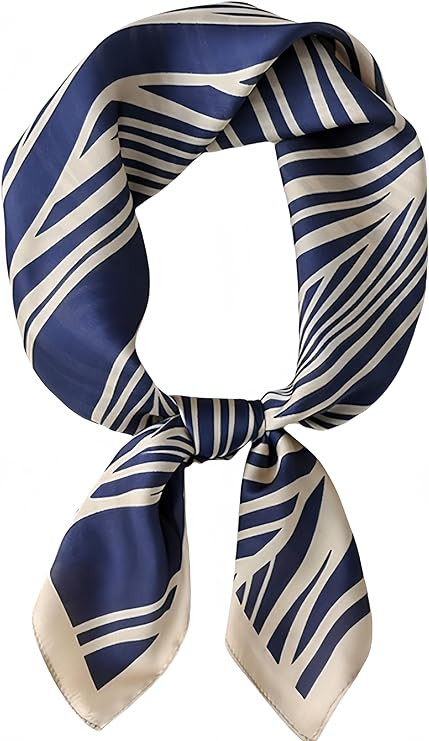 MINIDORA Satin Scarves for Women 27.5 × 27.5 inches Medium Square Elegant Silk Feeling Head Scar... | Amazon (US)