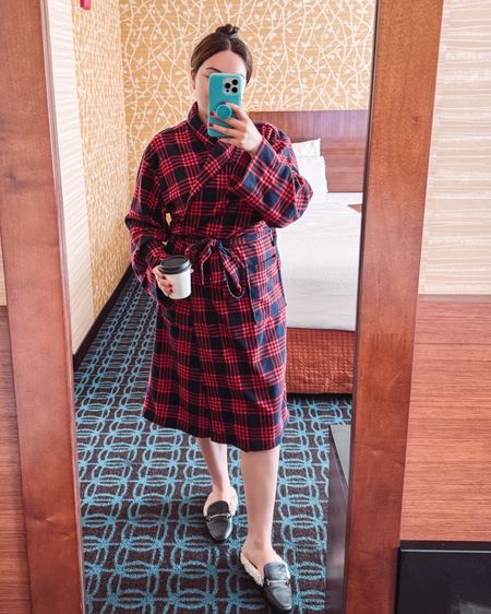 Gift Guide flannel bath robe 🥰 
🔑 Holiday gift guide, holiday travel outfit 

#LTKGiftGuide #LTKCyberWeek #LTKHoliday