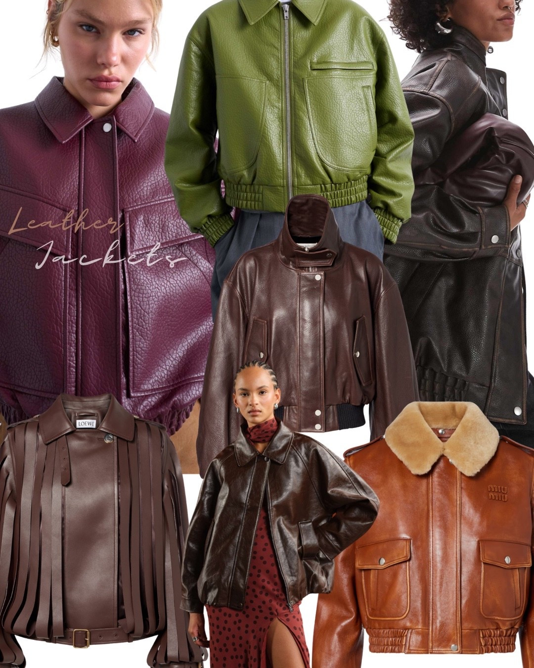 Leather Jackets 

#LTKeurope #LTKwinter #LTKautumn