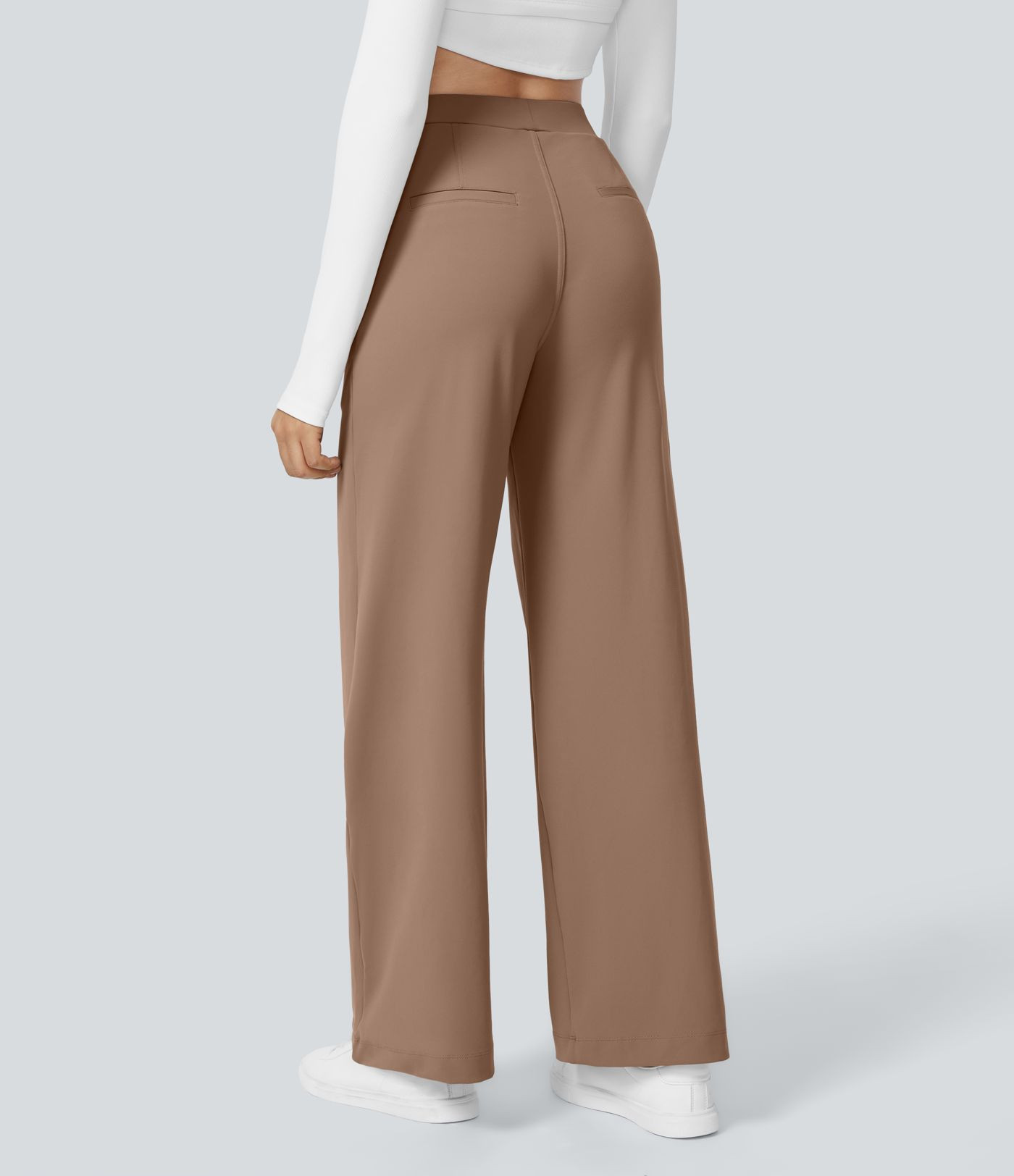 Halara Flex\u2122 DayStretch High Waisted Pocket Straight Leg Work Pants | HALARA