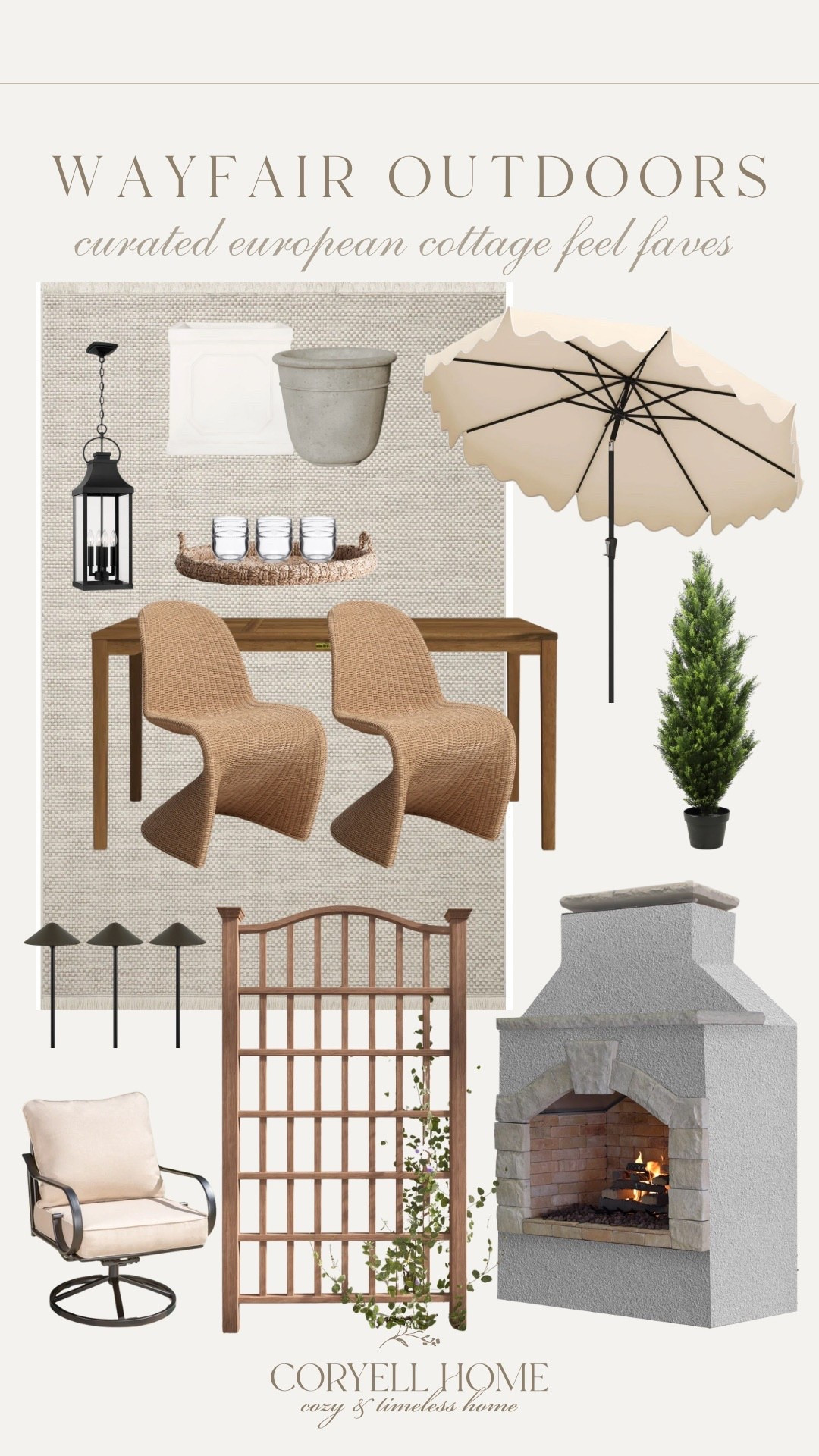 There’s nothing I love more than a cozy outdoor space! I love the cozy cottage European feel of this space. All wayfair finds, and most are on sale right now!

#LTKSeasonal #LTKHome #LTKSaleAlert