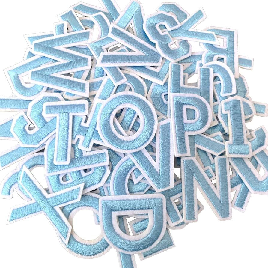 72 Pcs Letters and Numbers Patch, Alphabet A-Z Number 0-9 Embroidered Patches with Ironed Adhesiv... | Amazon (US)