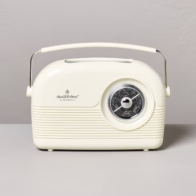 Portable AM/FM Bluetooth Radio Cream - Hearth & Hand™ with Magnolia | Target