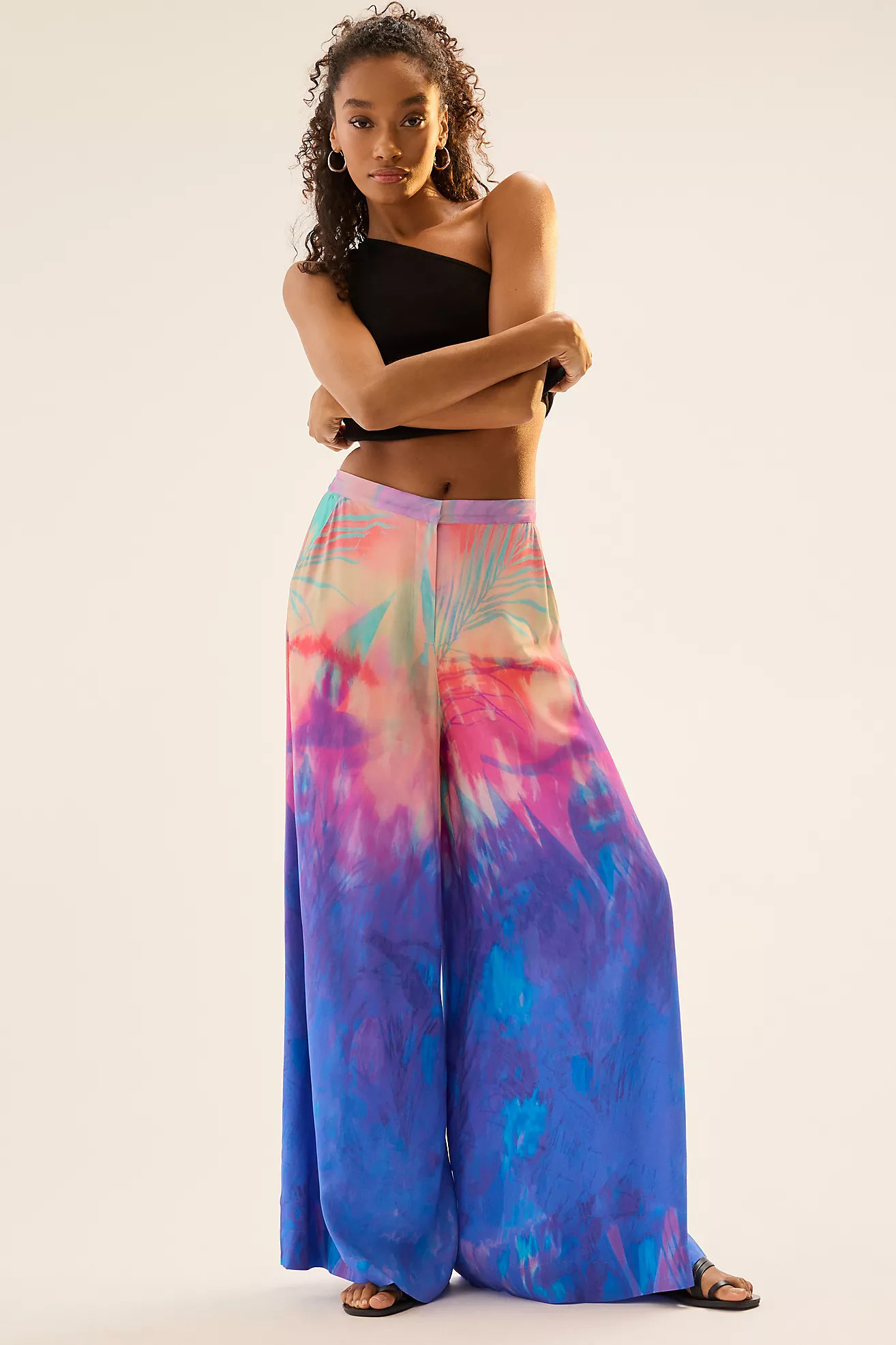 Plenty by Tracy Reese Printed Wide-Leg Pants | Anthropologie (US)