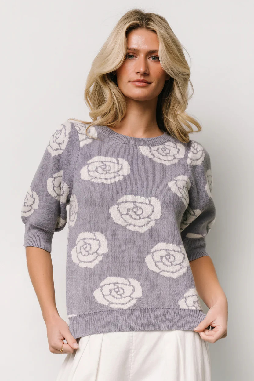 Belle Sweater Top | Dusty Lavender | Baltic Born