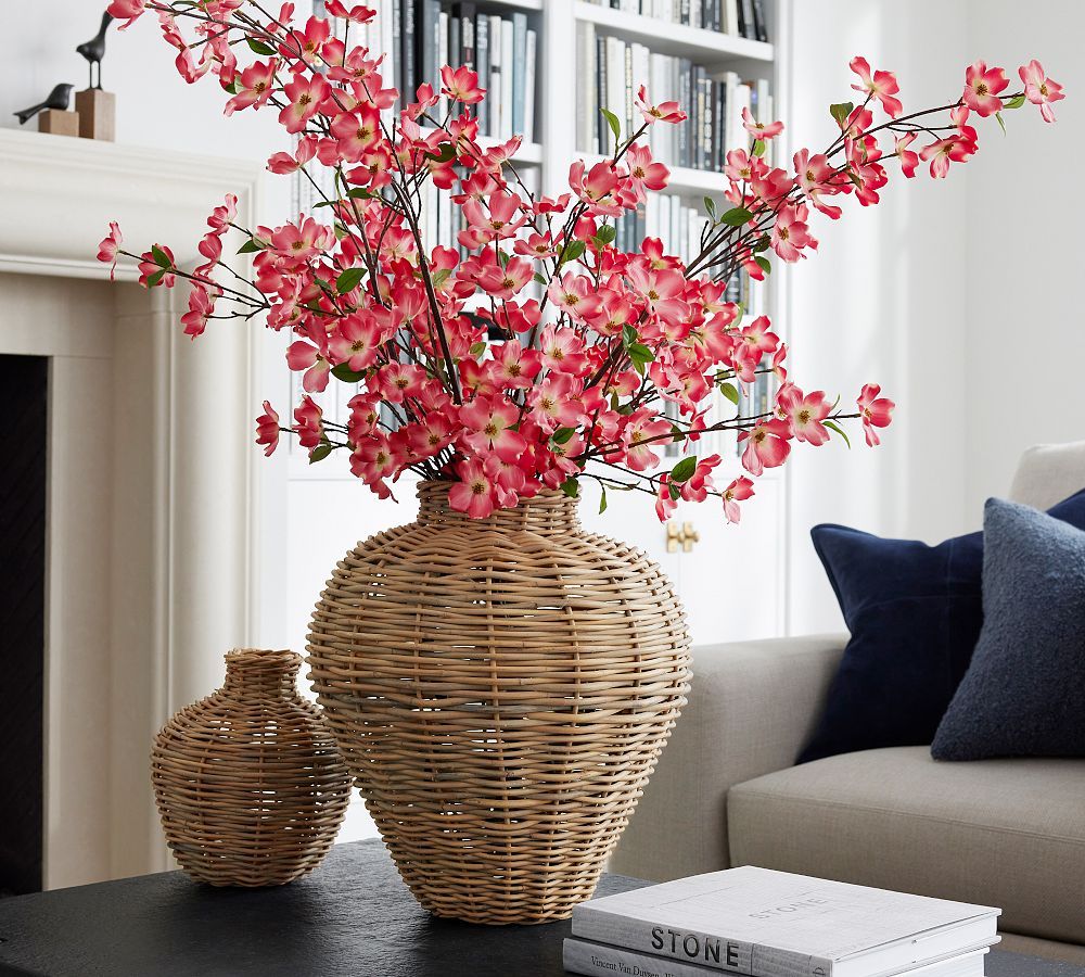Faux Pink Dogwood Branch | Pottery Barn (US)
