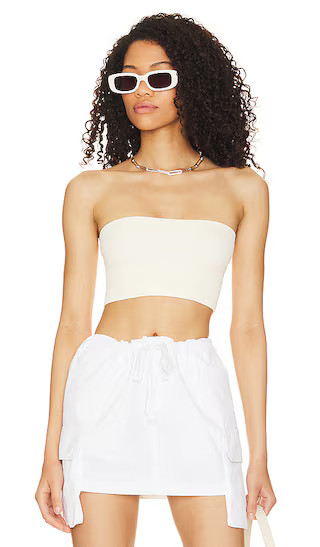 Amelia Bandeau in Ivory | Revolve Clothing (Global)