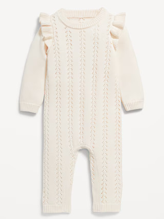 Sweater-Knit Ruffled One-Piece for Baby | Old Navy (US)