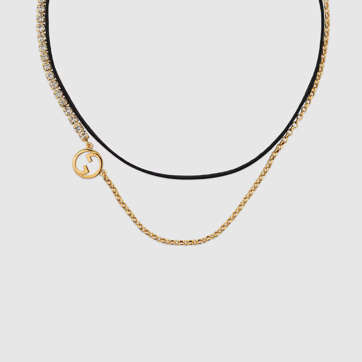 Gucci Blondie crystal and silk choker | Gucci (US)