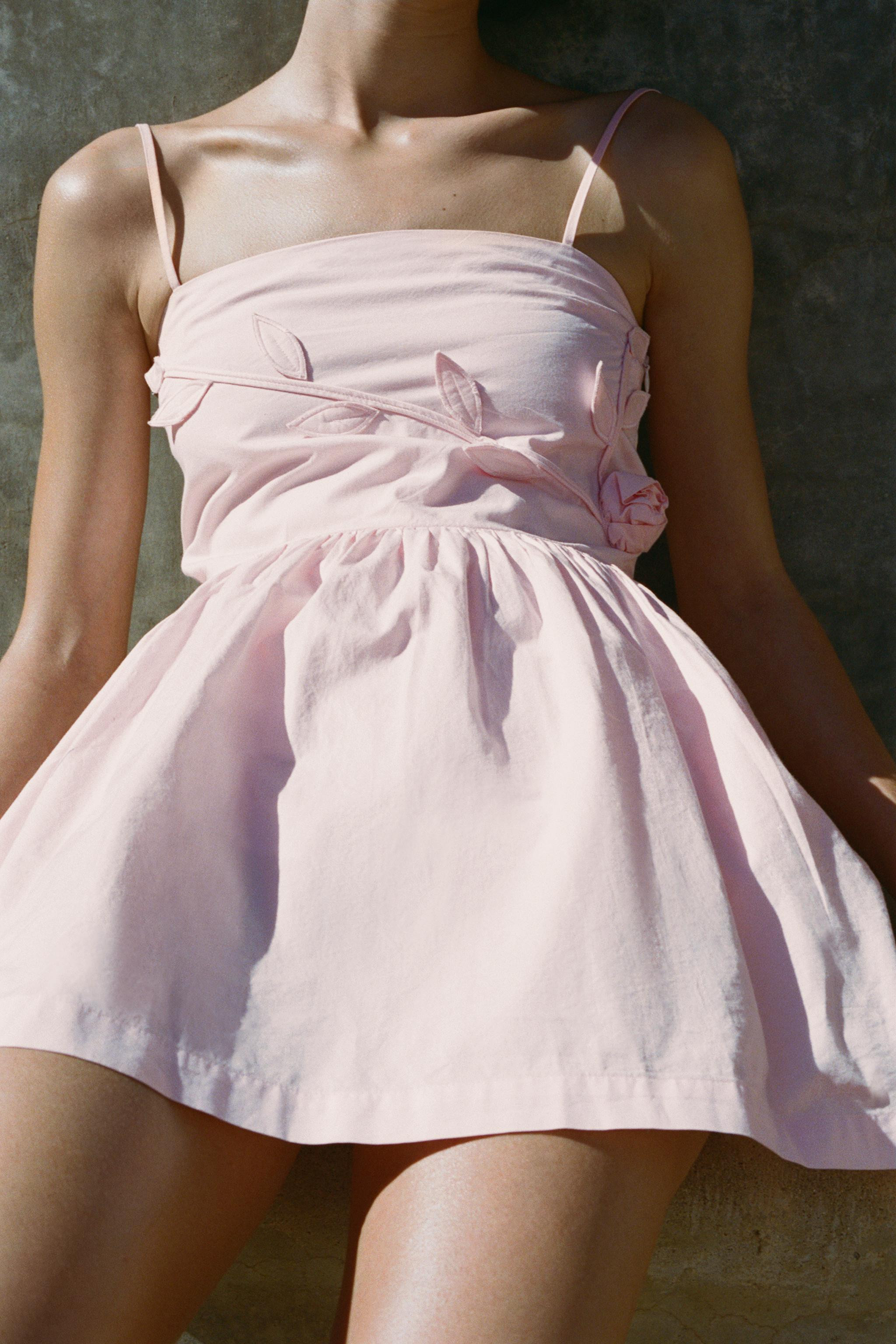 FLORAL POPLIN DRESS | Zara US