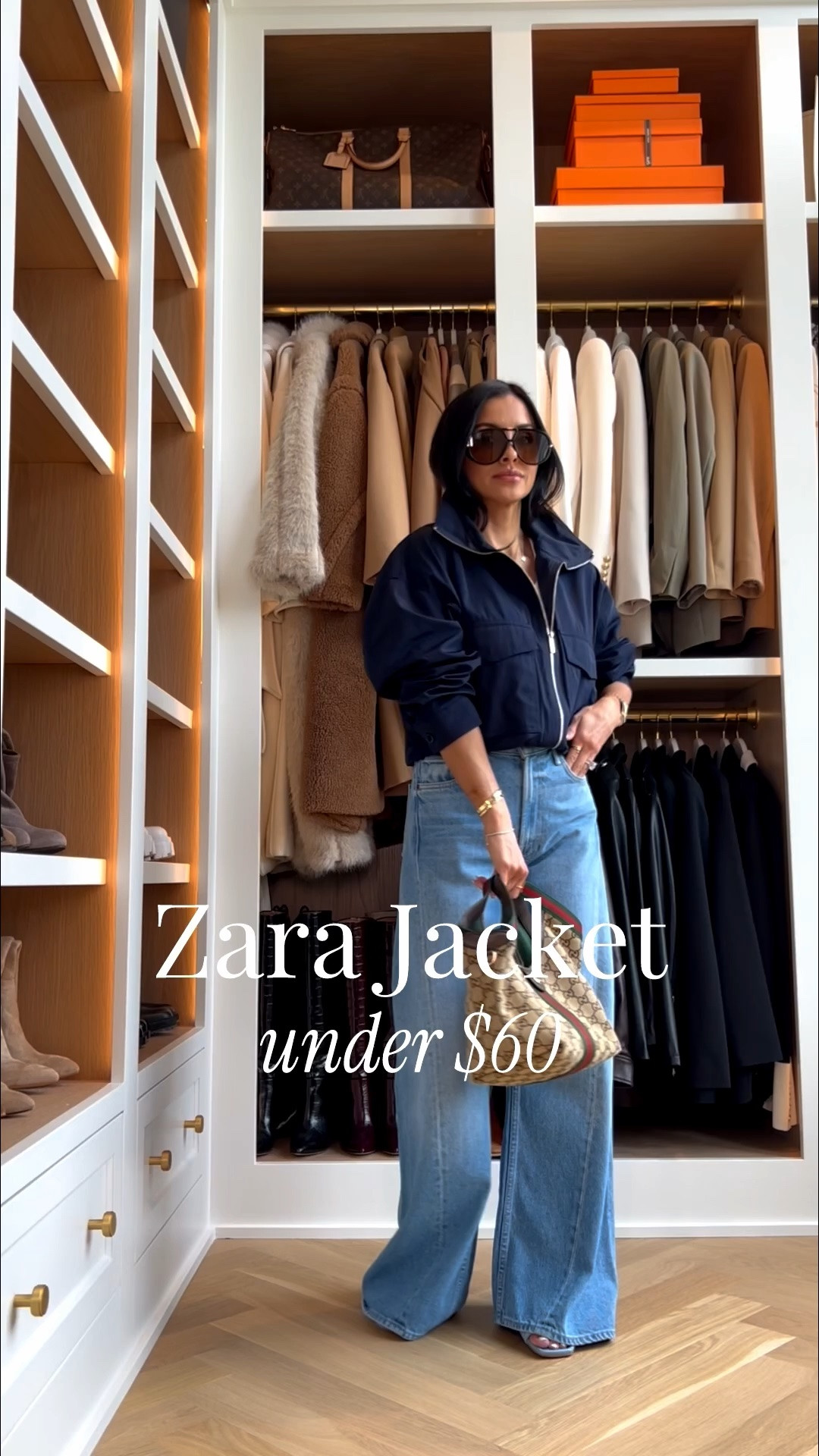 Zara new arrivals 
Wearing an XS in jacket
Mother denim wearing a 24

#LTKootd #LTKPetite #LTKmomlife