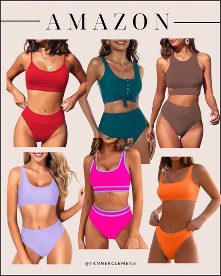 High waisted swimsuit finds from amazon, amazon summer fashion, swimsuits for summer 

#LTKFindsUnder100 #LTKStyleTip #LTKSwim