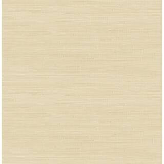 Wheat Classic Faux Grasscloth Peel and Stick Wallpaper Sample | The Home Depot