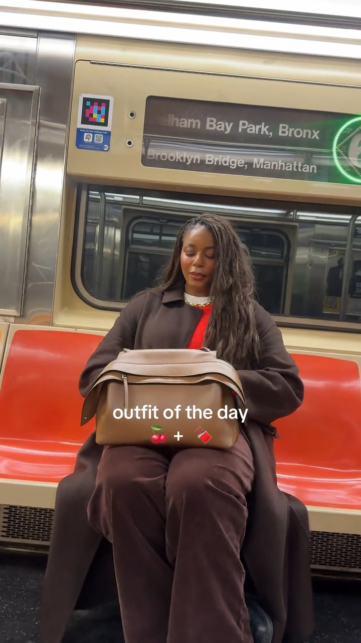 Cozy and casual winter ootd living in nyc! Wearing a beautiful red cardigan sweater from sezane, brown wool coat, white Tee, corduroy pants, boots and Tod’s handbag. This would also be the perfect casual outfit for Valentine’s Day! … 

For more links to valentines decor women’s puffer jacket - joy lab, apres ski outfit, back to routine, home organization, valentines outfit women, signature scent, denim forum hi-rise wide jean, date night outfits, crockpot recipes, follow me on LTK! ✨

#LTKootd #LTKSeasonal #LTKdayinmylife