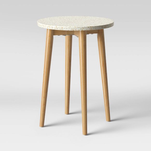 Arina Terrazo End Table White - Opalhouse™ | Target
