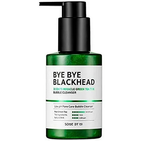 SOME BY MI Bye Bye Blackhead 30 Days Miracle Green Tea Tox Bubble Cleanser 120g | Walmart (US)