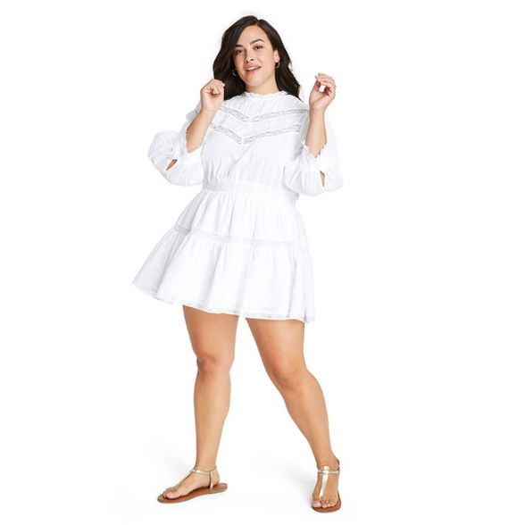 Women's Talulah Pintuck Yoke Dress - LoveShackFancy for Target (Regular & Plus) White | Target