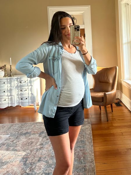 Old navy has some super comfortable maternity tees and tanks for great prices! 

#summercapsule

#LTKSaleAlert #LTKBump #LTKBaby