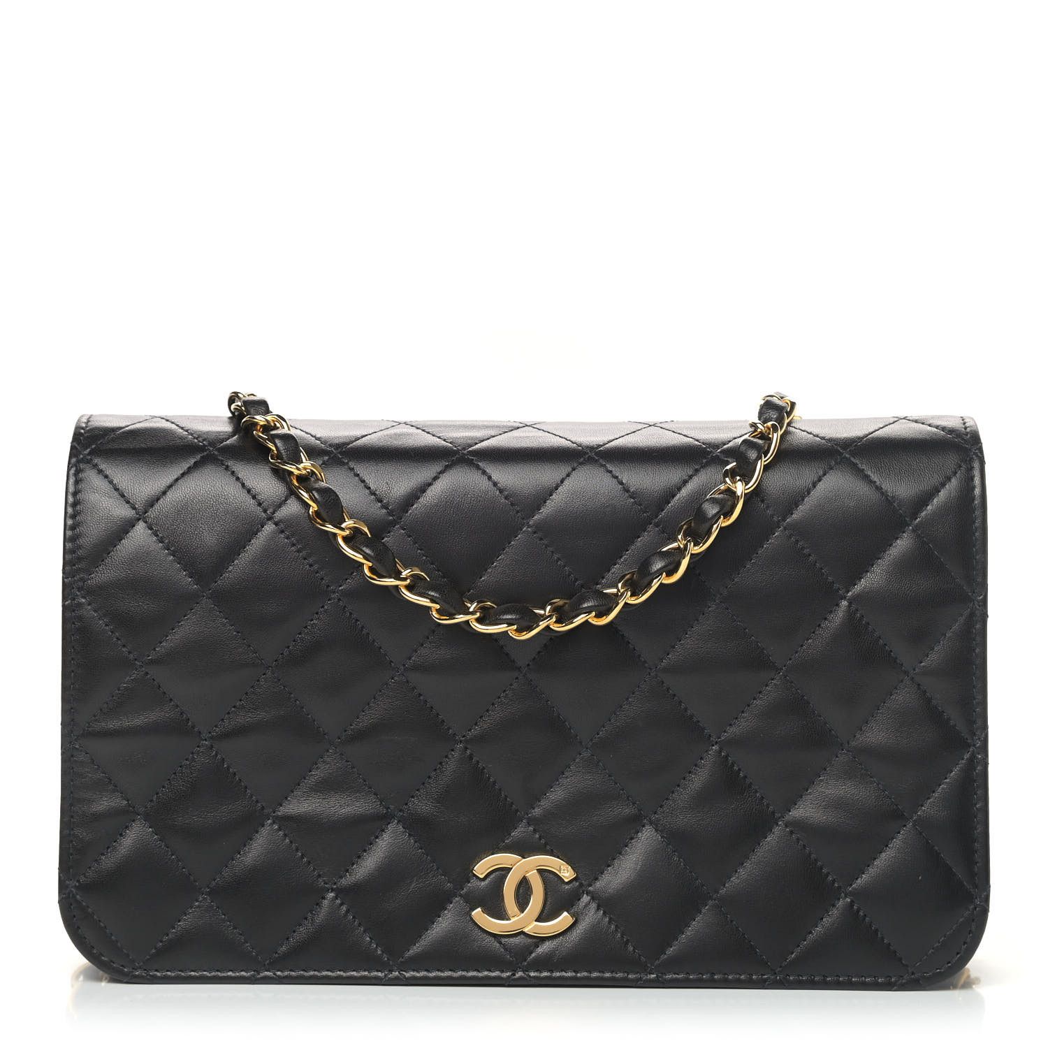 CHANEL

Lambskin Quilted Small Single Flap Black | Fashionphile