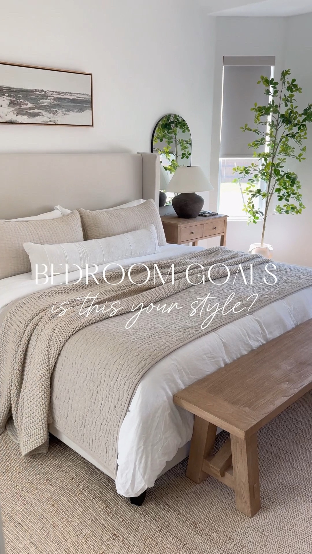 Bedroom Goals 🛏️🌤️ is this your vibe?

Comfy, Textured, Neutral and Layered is my vibe.

Sharing all my bedroom links!

Quince bedding, bedsure duvet, amazon finds, quince quilt, jute rug, pottery barn style, looks for less, bedframe, wayfair finds, wood bench, upholstered bed frame, neutral bedding

#LTKStyleTip #LTKFindsUnder100

#LTKSaleAlert #LTKdayinmylife #LTKHome