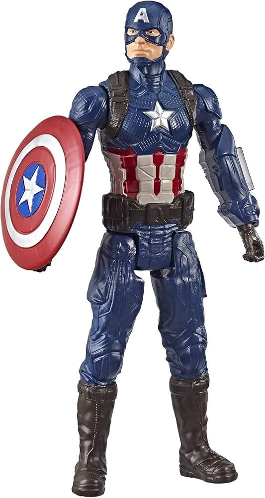 Avengers Marvel Endgame Titan Hero Series Captain America 12"-Scale Super Hero Action Figure Toy ... | Amazon (US)