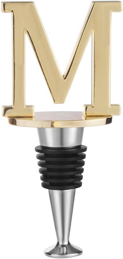 Wine and Beverage Bottle Stopper With Gold Finish-Perfect Presents/Gift Idea for Valentines Day, ... | Amazon (US)