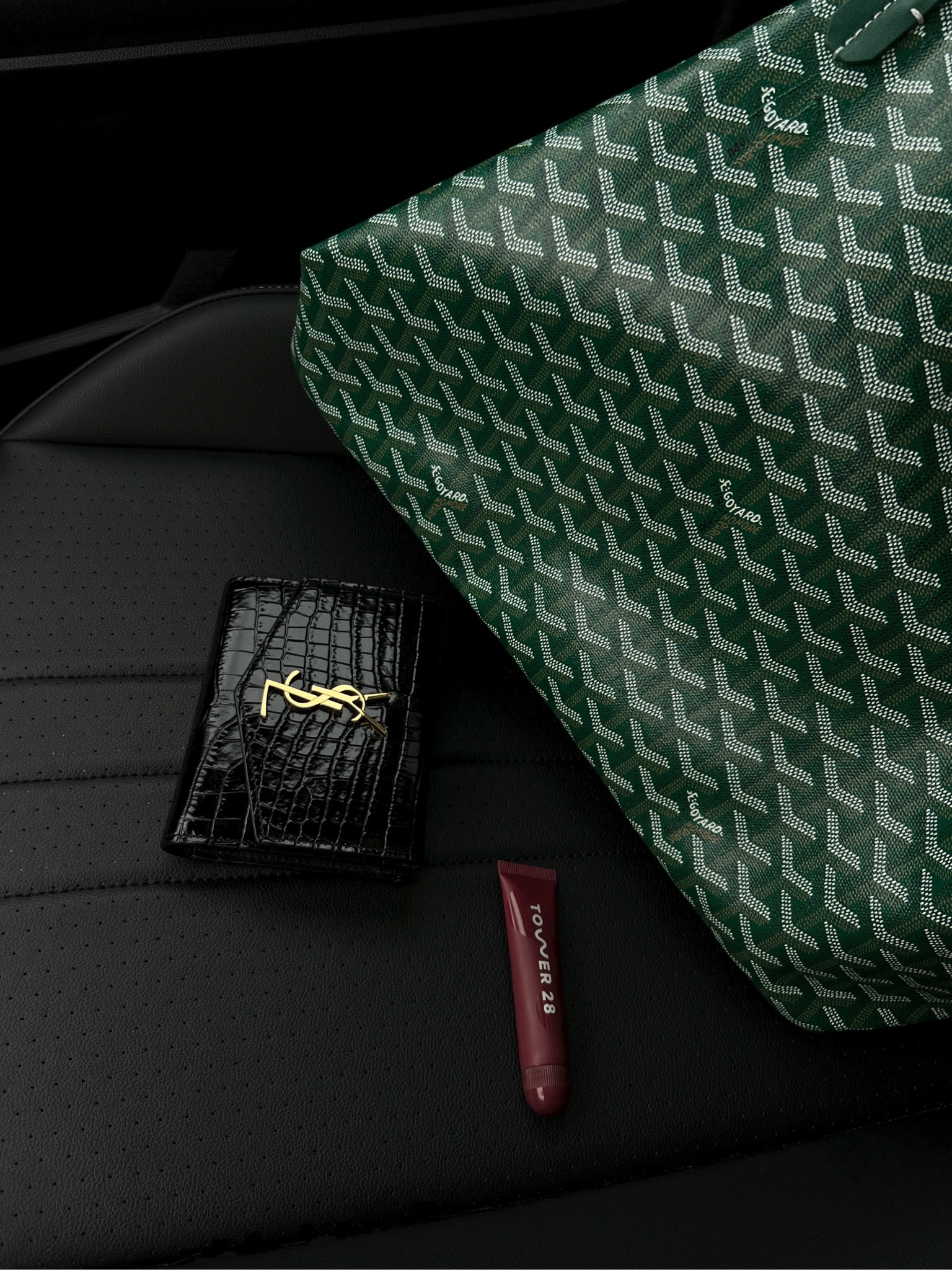 Daily details | croc embossed wallet | black leather wallet | ysl wallet | cardholder | Saint Laurent | tower28 lip balm | chapstick | lip treatment 

#LTKSeasonal #LTKBeauty #LTKItBag