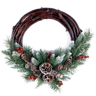 16" Frosted Berry Grapevine Wreath | Michaels Stores