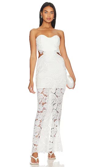 Lace Maxi Dress | White Strapless Dress | White Lace Dress | Strapless Maxi Dress | Long Dresses | Revolve Clothing (Global)