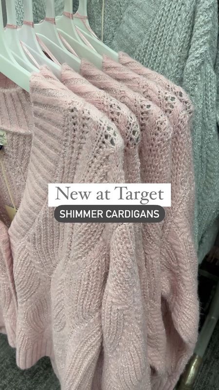 New at Target 🎯 Shimmer Cardigans 

#LTKstyletip #LTKHoliday #LTKSeasonal