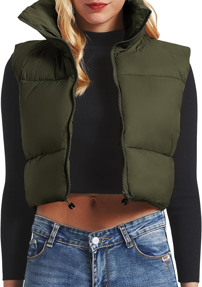 Durio Women's Winter Vest, Lightweight Stand-Up Collar, Quilted Vest with Zip | Amazon (DE)