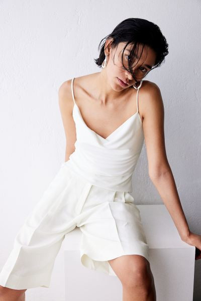 Cowl-neck strappy top | H&M (UK, MY, IN, SG, PH, TW, HK)