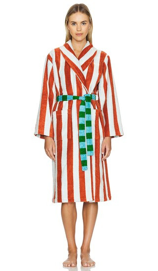 Field Stripe Bathrobe in Field Stripe | Revolve Clothing (Global)