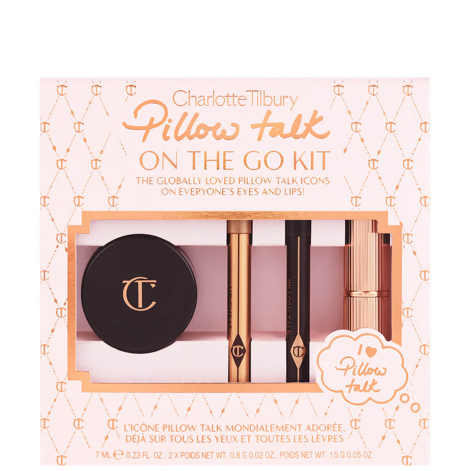 Charlotte Tilbury Pillow Talk on The Go Kit | Cult Beauty