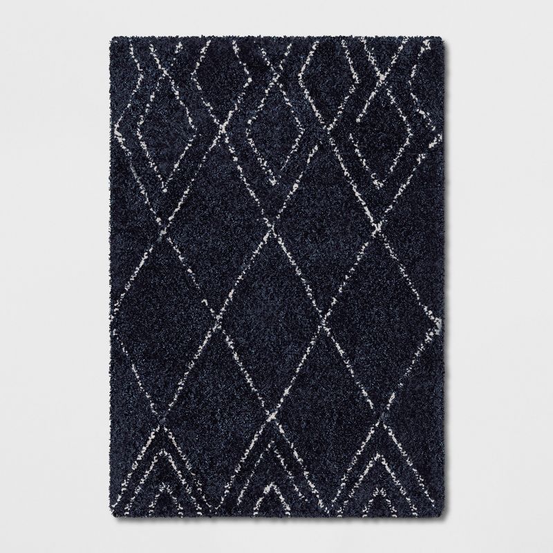 Diamond Patterned Shag Woven Rug - Project 62™ | Target