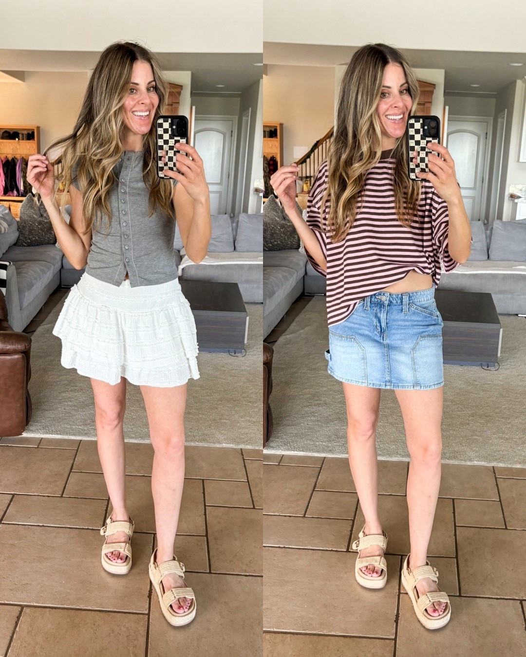 These Walmart skirts are so so good! You won’t believe they are Walmart 👏👏 comment NEED for the deets to shop.
.
.
.
Walmart style Walmart outfits Walmart deals Walmart fashion millennial mom fashion
.
.
#millennialmomstyle #walmartfashion #everydaystyle #springoutfits #walmartstyle