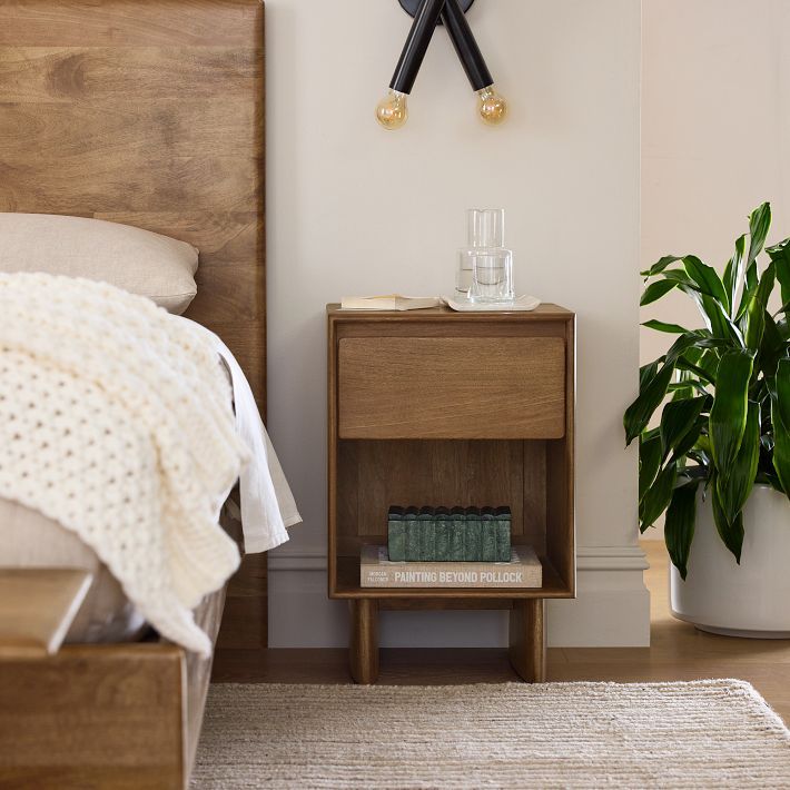 Anton Solid Wood Nightstand (16"–22") | West Elm (US)