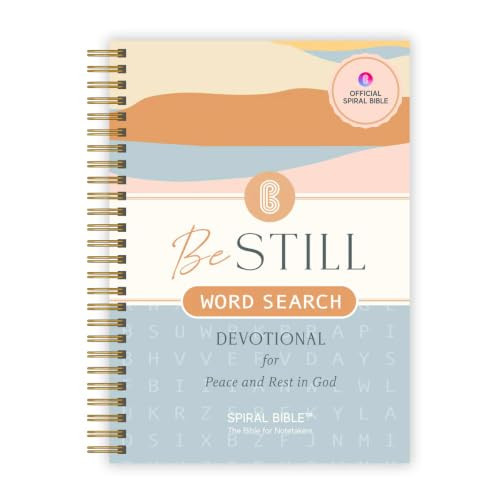 Official Spiral Bible: Be Still Word Search Devotional 90 Days of Scripture | Amazon (US)