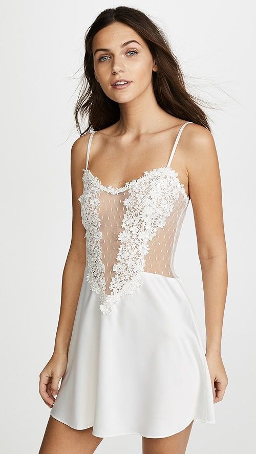 Flora Nikrooz Showstopper Chemise With Lace | SHOPBOP | Shopbop